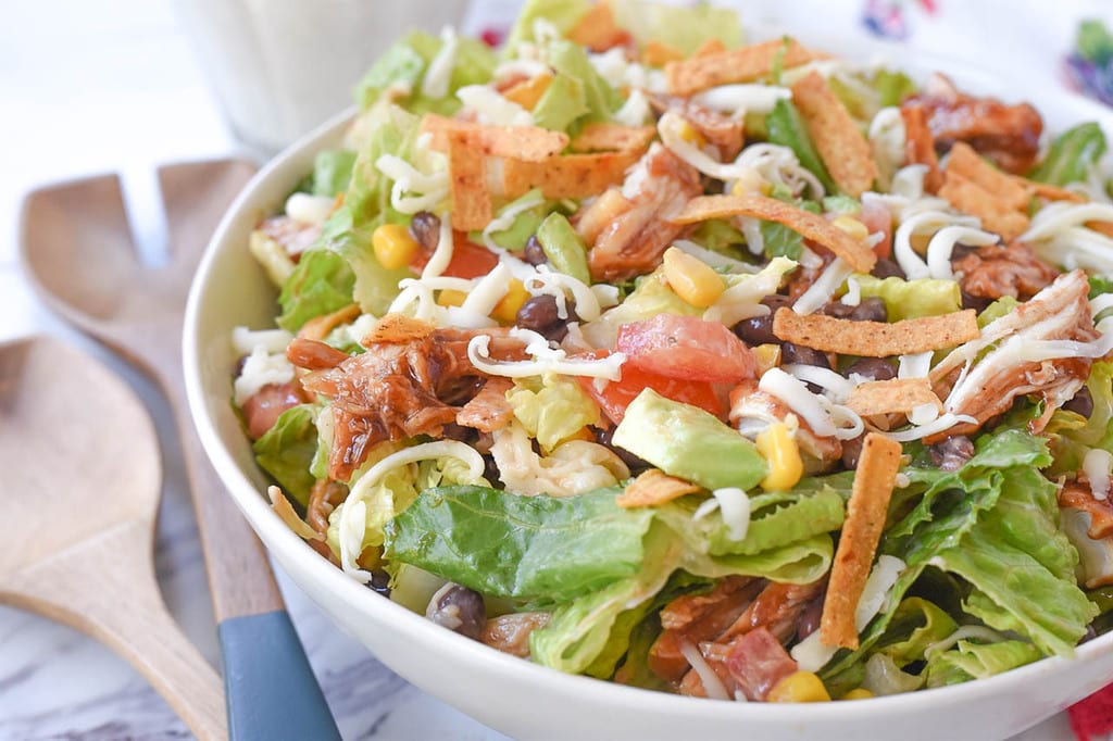 BBQ Chicken Salad bowl