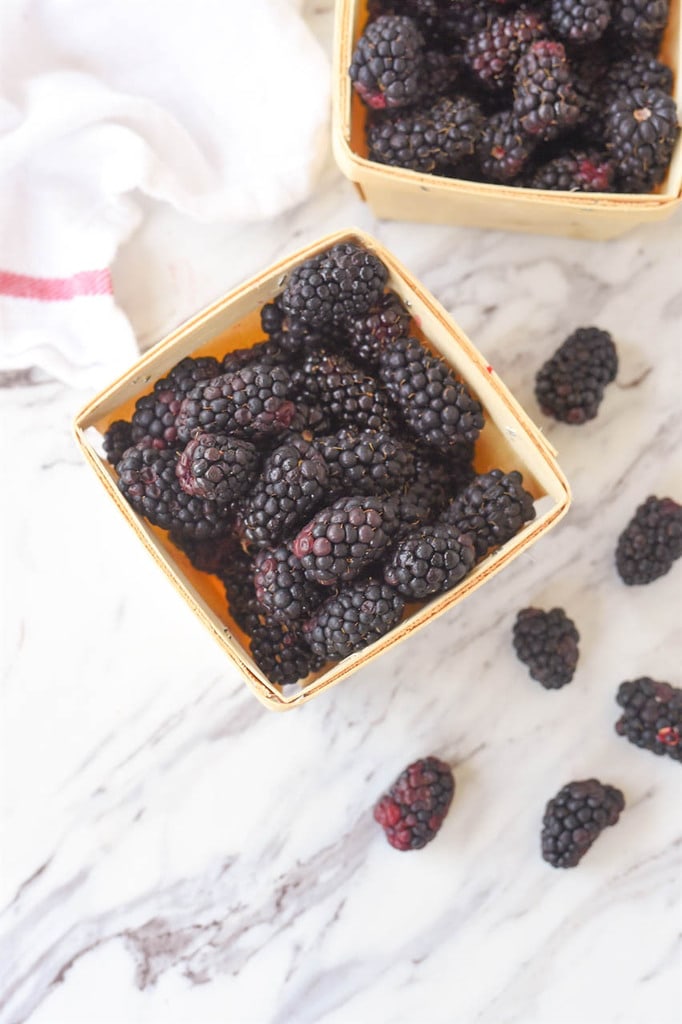 basket of marionberries