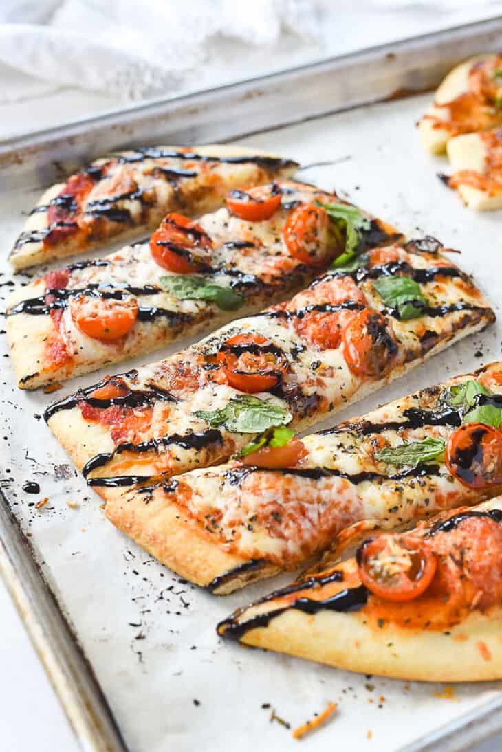 Easy Pizza Flatbread Recipe by Leigh Anne Wilkes