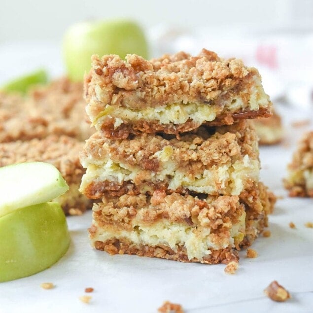 Sour Cream Apple Bars from Your Homebased Mom