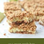 Sour Cream Apple Bars