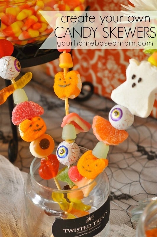 Halloween Candy Skewers