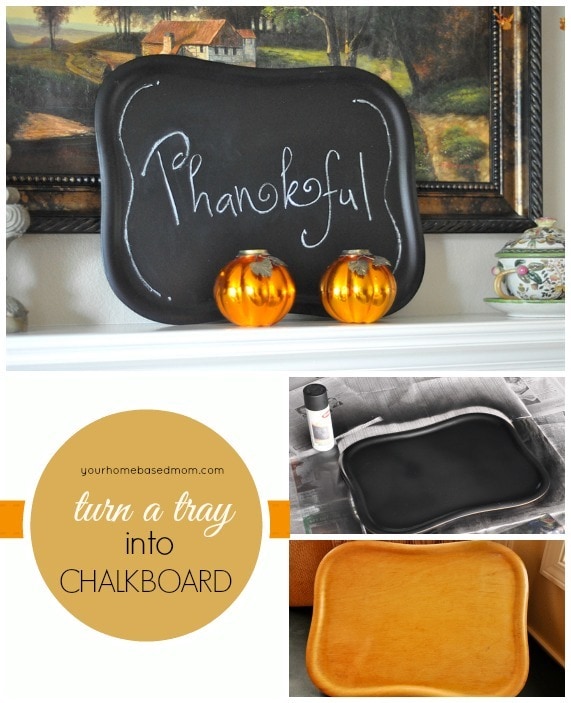 chalkboard tray