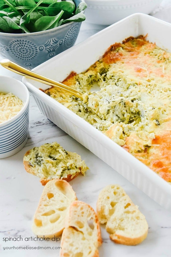 Spinach Artichoke Dip Recipe Your Homebased Mom