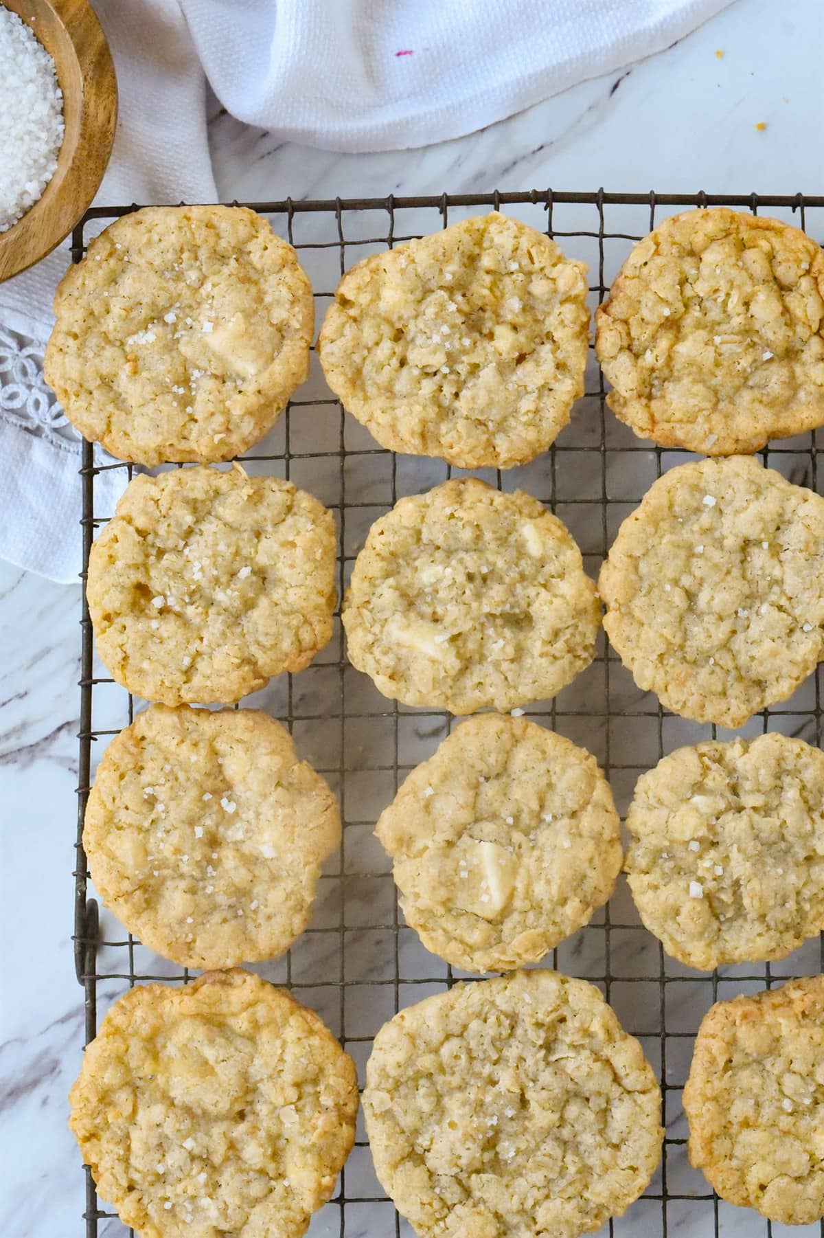 cookies on a cooling rack