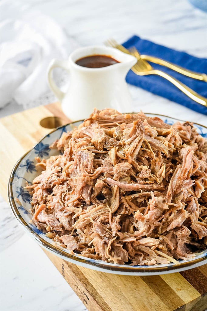 shredded Kalua Pork in a bowl