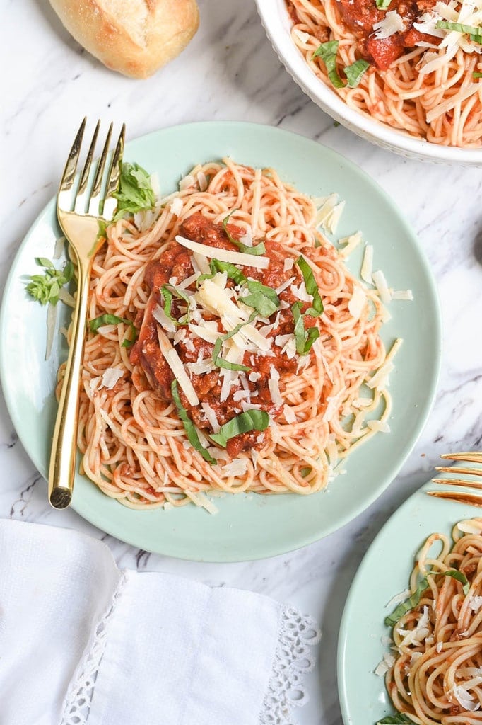 Spaghetti with Meat Sauce