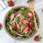 Strawberry Spinach Salad