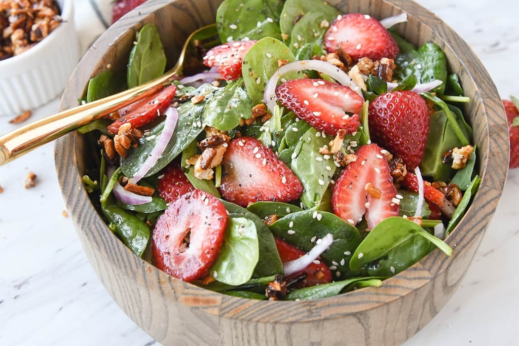 Strawberry Spinach Salad