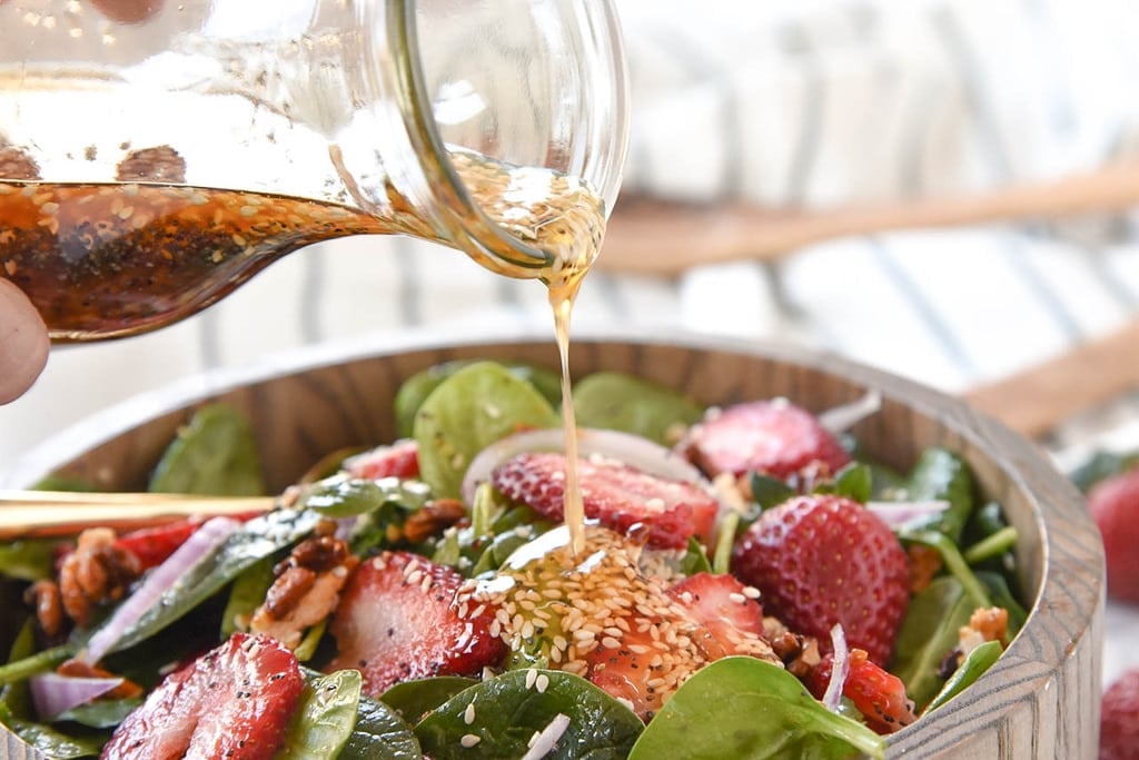 Strawberry Spinach Salad