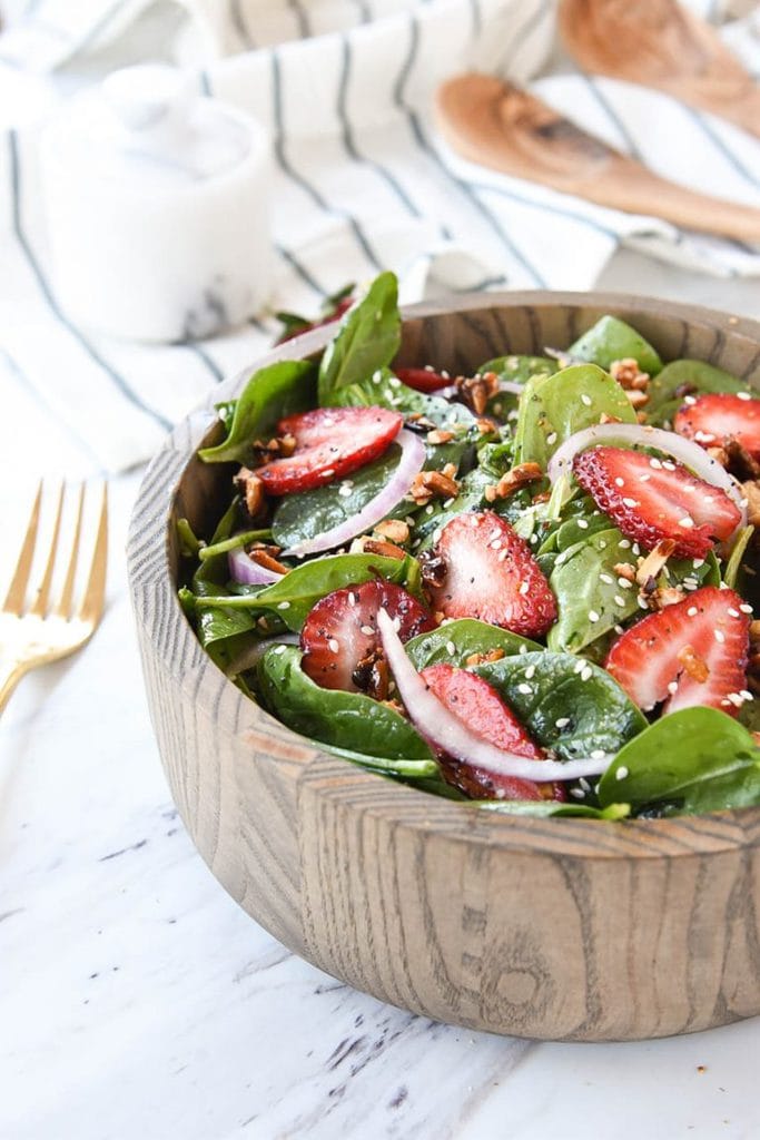 Spinach Strawberry Salad Leigh Anne Wilkes