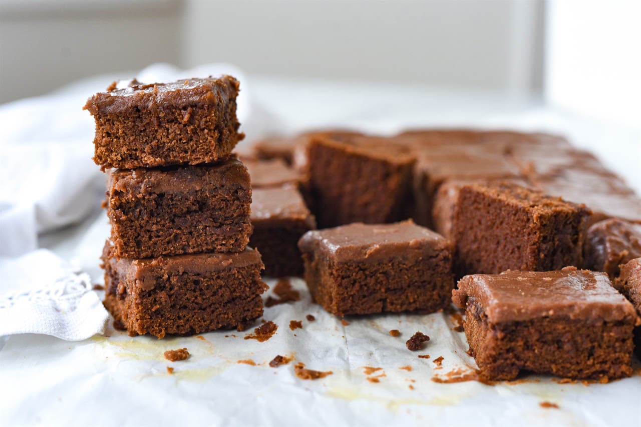 stack of brownies