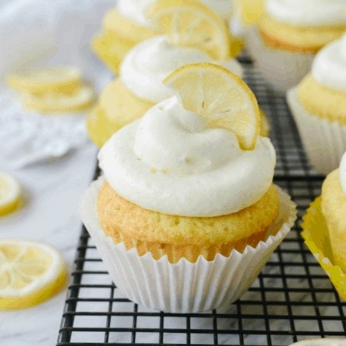 Lemon Curd Cupcakes Recipe | Your Homebased Mom