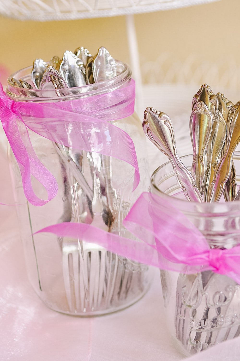 Silverware in a bowl