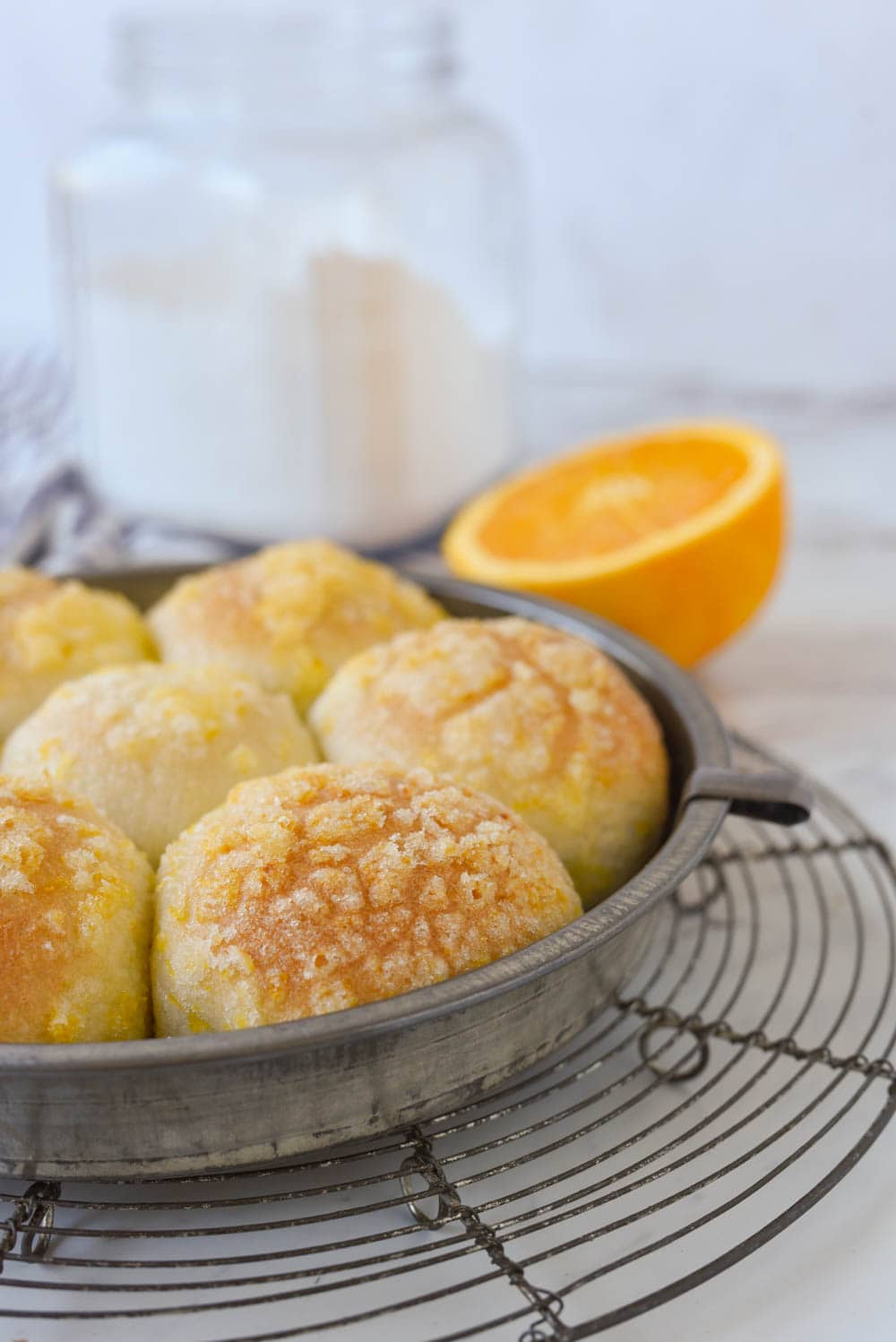 baked orange rolls