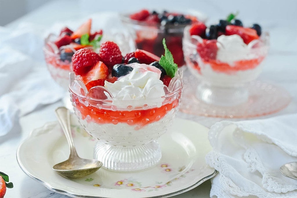 Fresh Berries and Cream 