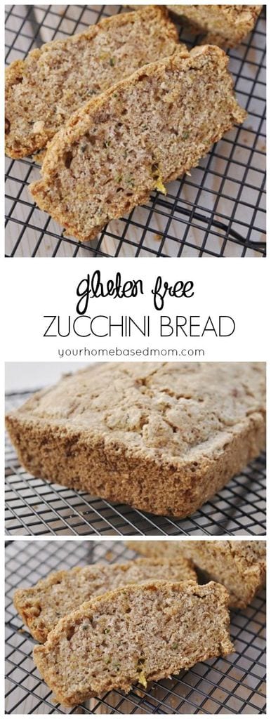 Gluten Free Zucchini Bread has great texture and flavor - perfect way to use up all your zucchini