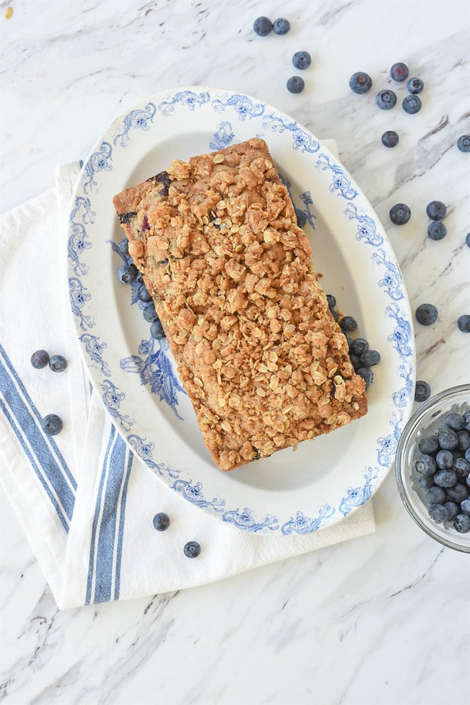 Loaf of Blueberry Zucchini Bread