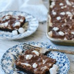 Mississippi Mud Cake on a plate