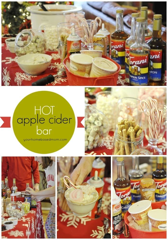 hot apple cider bar