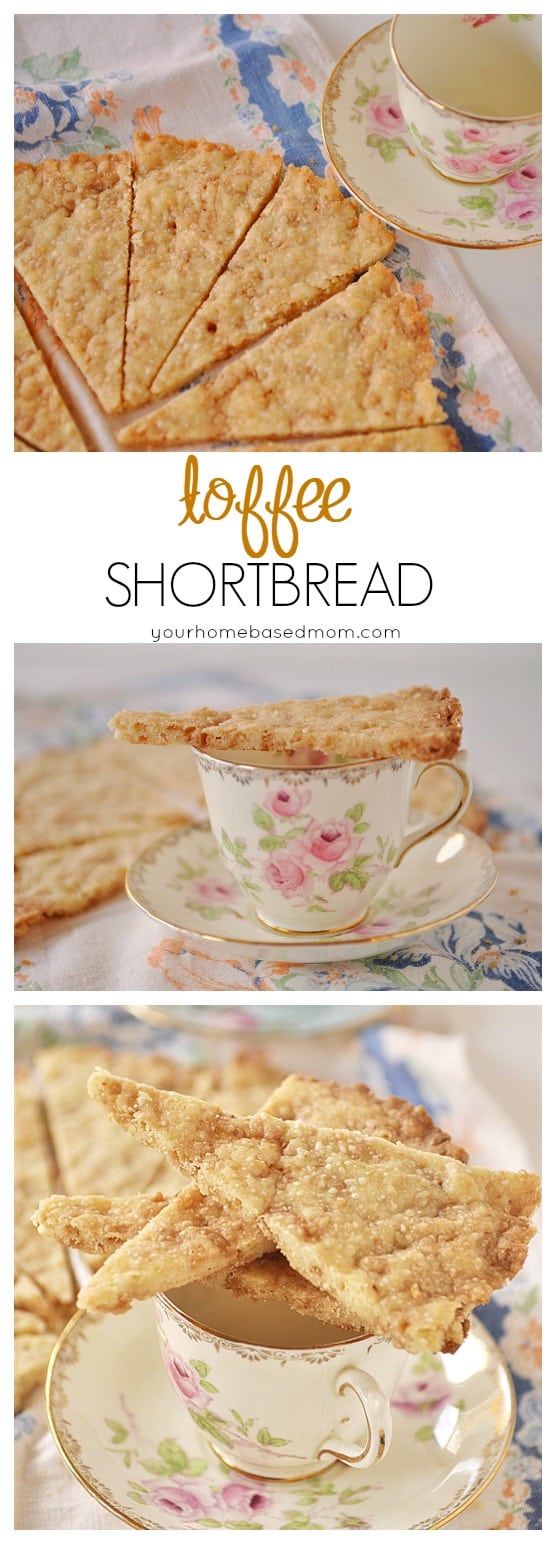 Toffee Shortbread @yourhomebasedmom.com