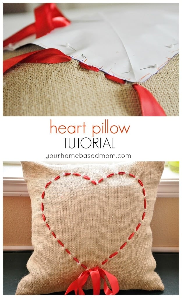 heart pillow tutorial