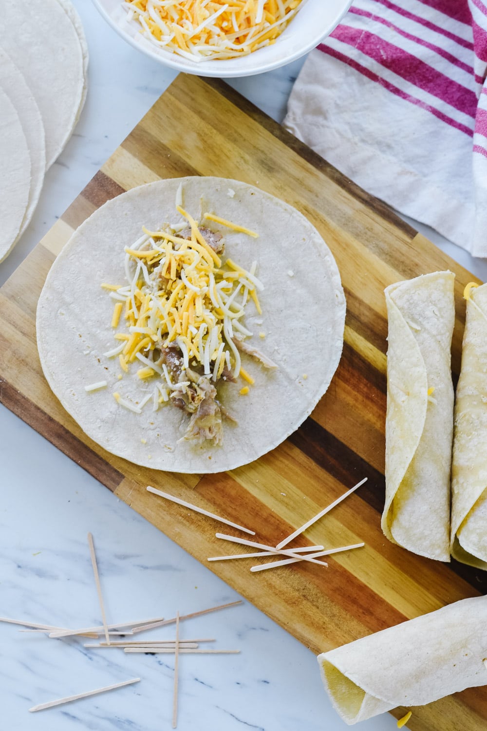 taquitos assembling taquitos