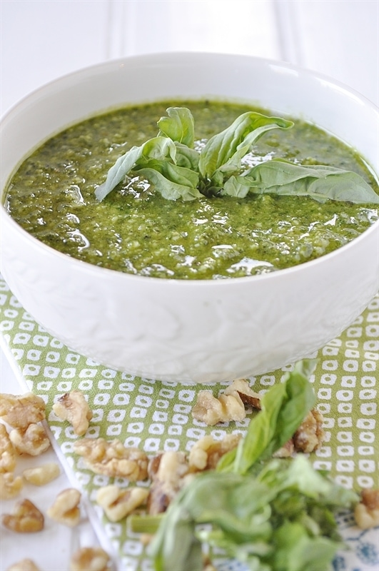 pesto in a bowl