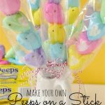 Peeps on a stick@yourhomebasedmom.com