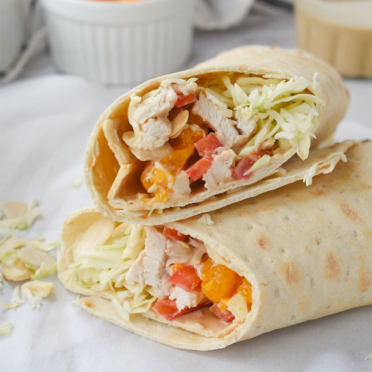 Easy Asian Chicken Wraps Recipe by Leigh Anne Wilkes