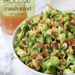 bowl of broccoli crunch salad