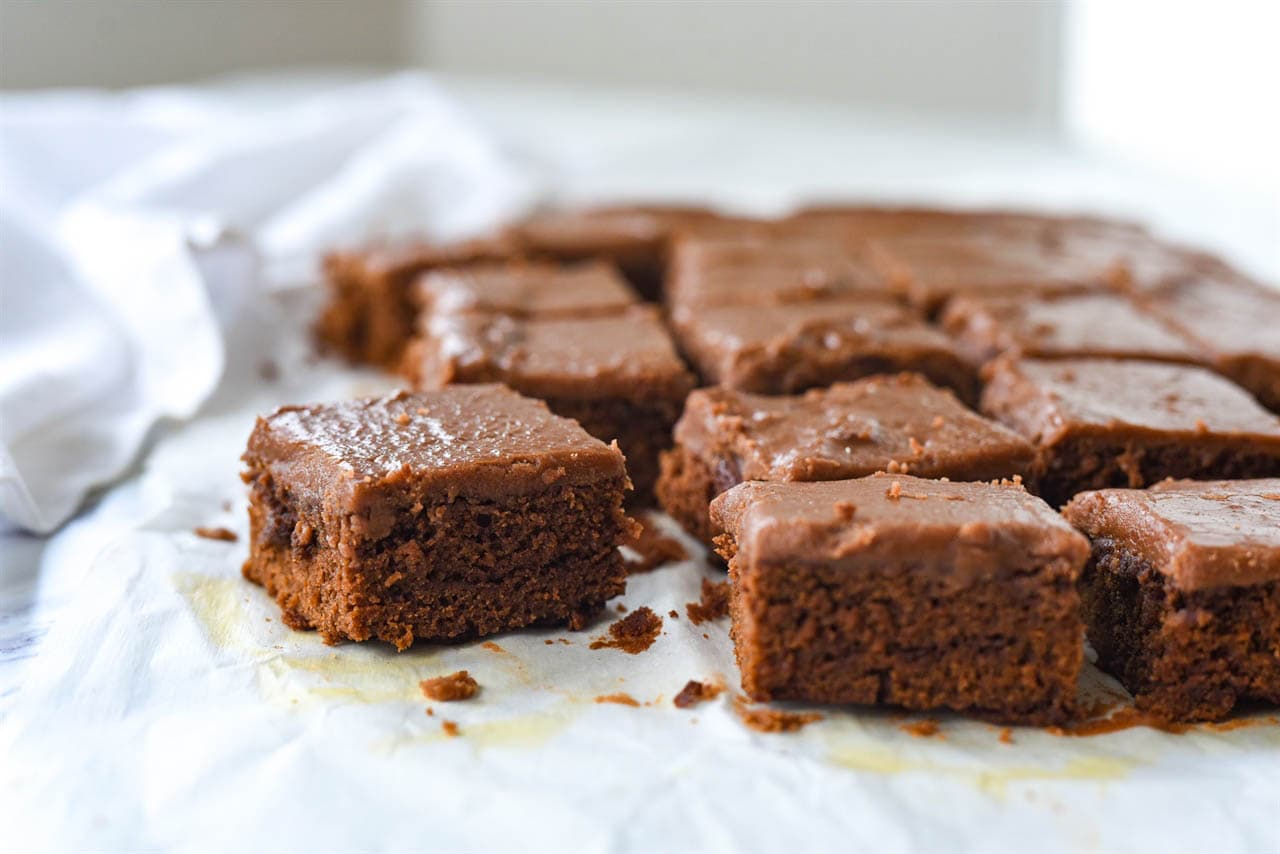 Chocolate Brownies Full of Love - Mostly Mediterranean