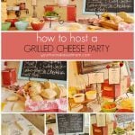 how to host a grilled cheese bar