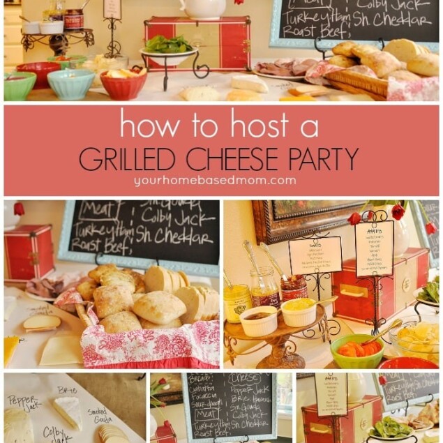 how to host a grilled cheese bar