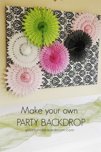 Make Your Own Party Backdrop
