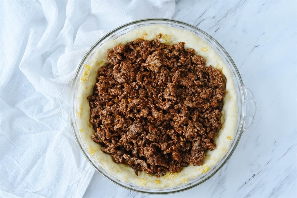 Taco Bake with ground beef