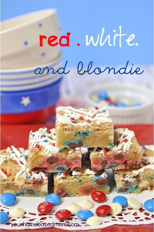 M & M Blondies