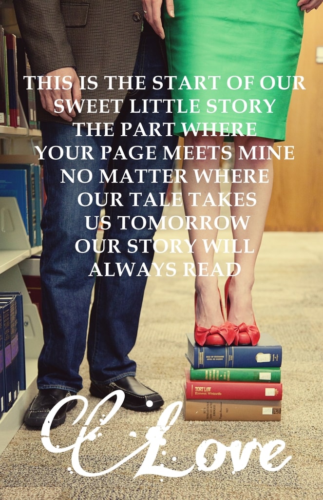 Wedding Rehearsal Dinner Literary Love Theme