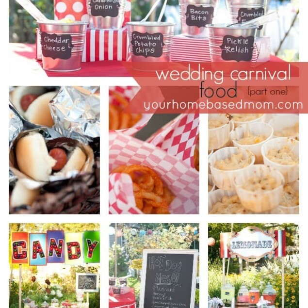 collage of carnival food ideas