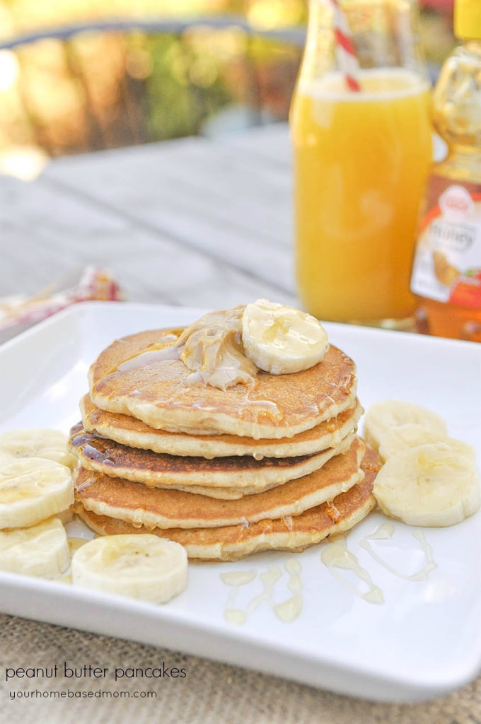 peanut butter pancakes