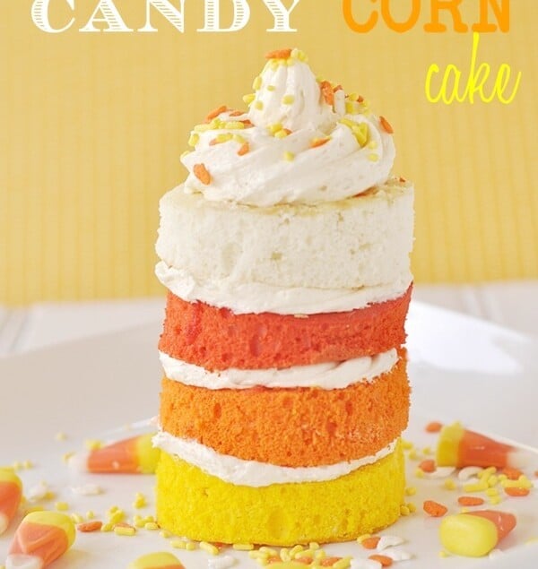 Candy Corn mini cake