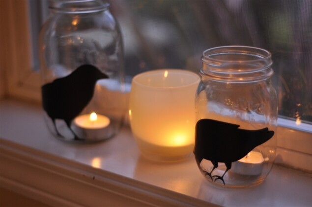Halloween Lanterns Glass Jars By Leigh Anne Wilkes