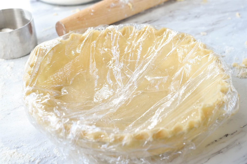 covered pie crust