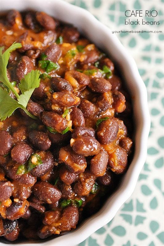 bowl of black beans