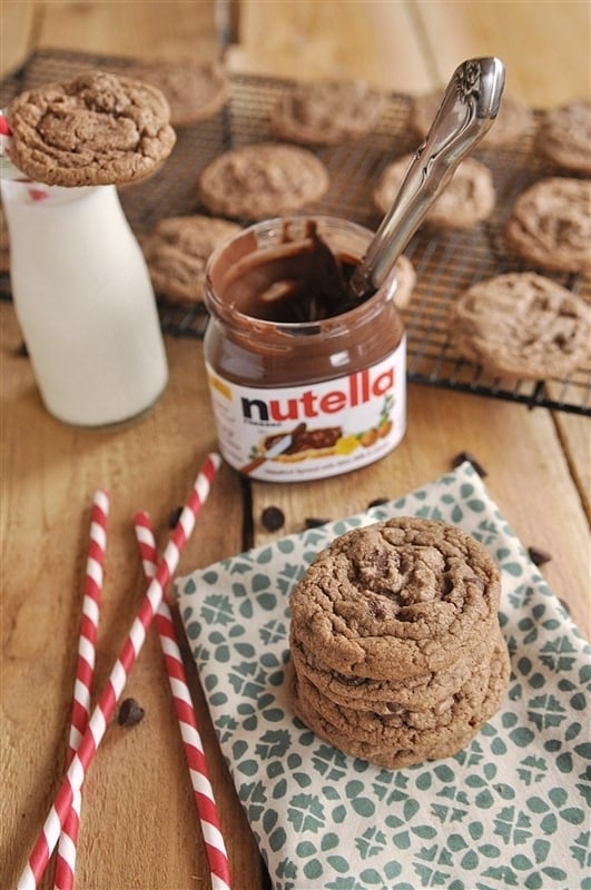 Nutella-chocolate-chip-cookie