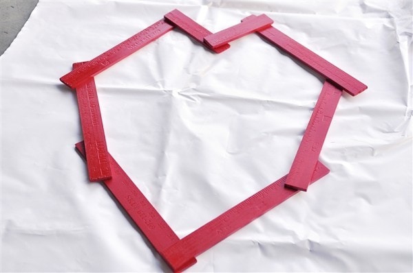 Valentine Yardstick Heart