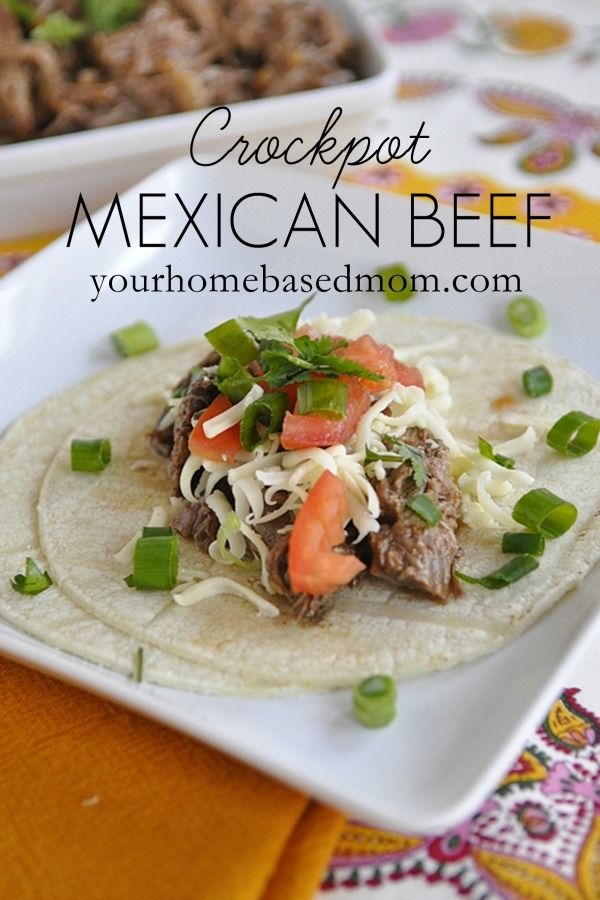 crockpot Mexican beef