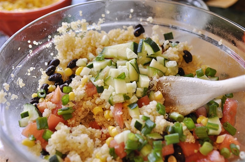 Black Bean and Tomato Quinoa Salad