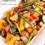 bowl of roasted vegetables