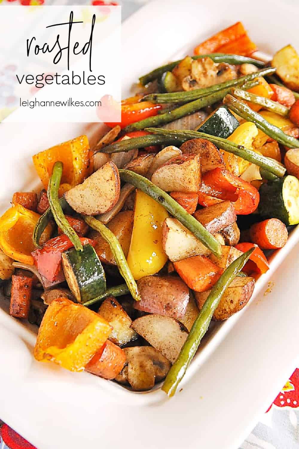 bowl of roasted vegetables